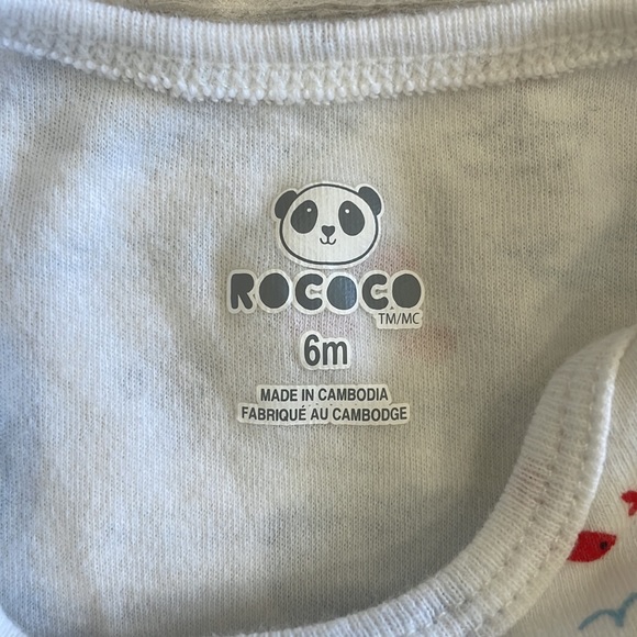 Rococo infant bodysuits- bundle of 3 - Picture 6 of 6